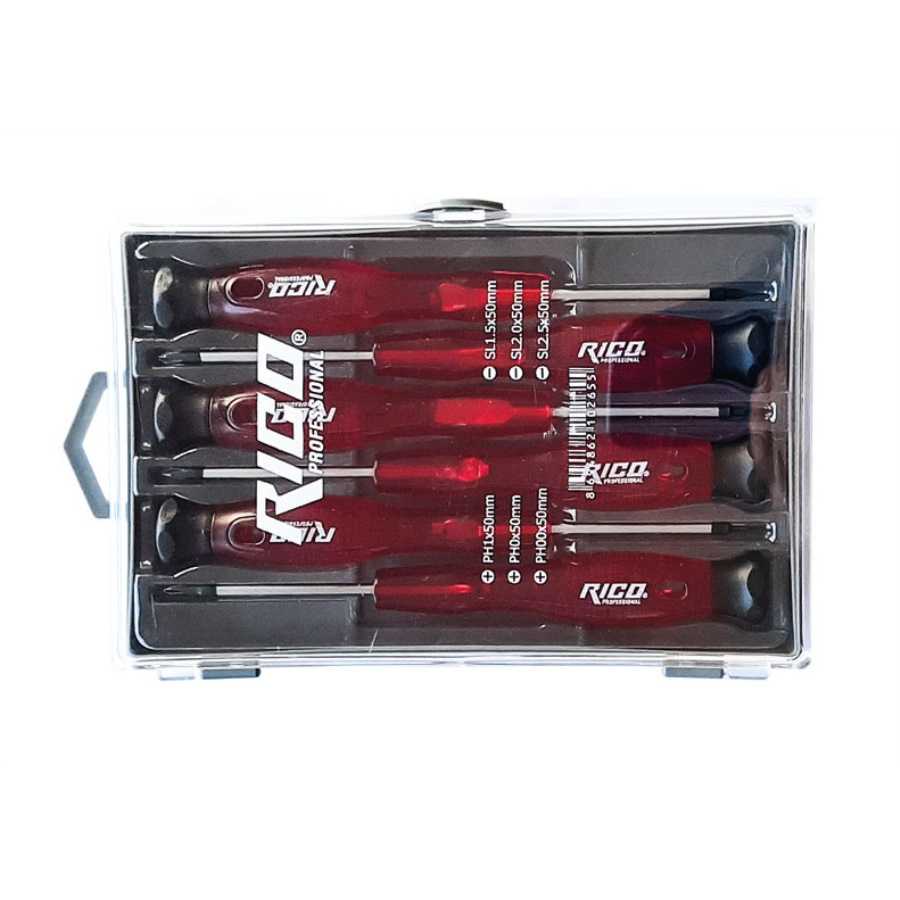 RICO 003-KK1969 6 PARÇA KRAFT SAATÇI TORNAVIDA 50 MM